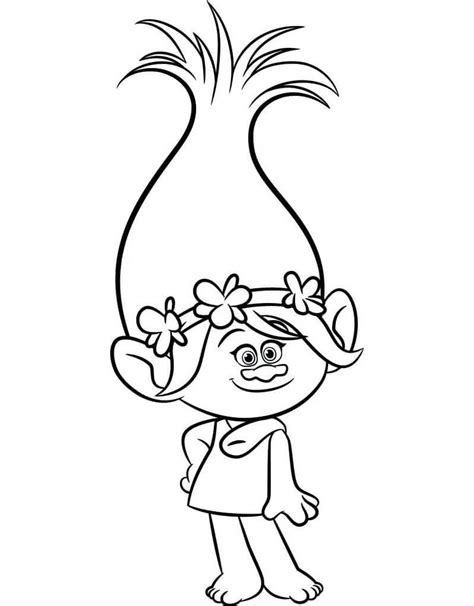 Cooper Trolls Coloring Page Free Printable Coloring Pages For Kids
