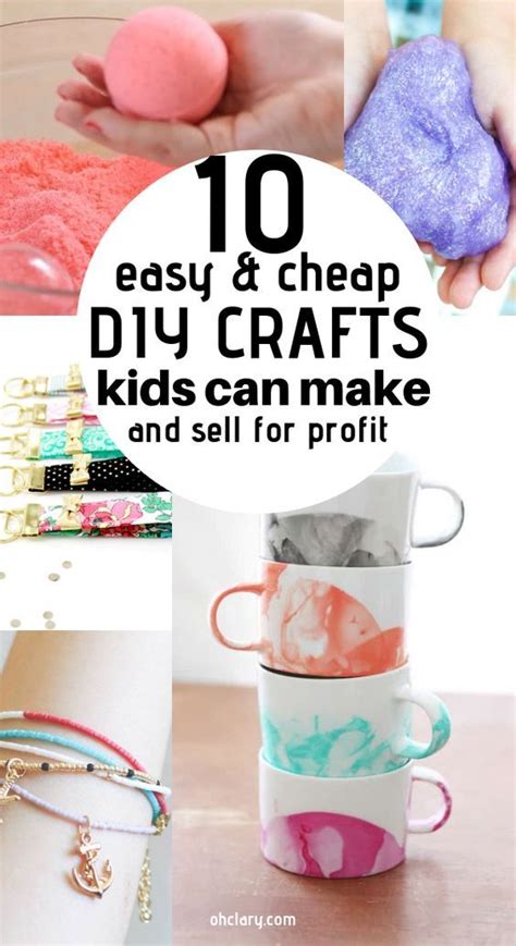 10 Crafts For Kids To Sell For Profit That Are Super Easy
