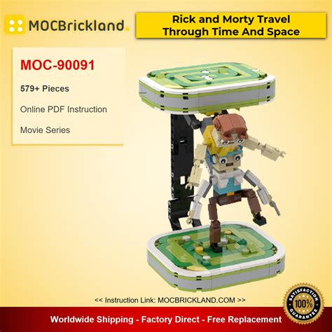Rick And Morty Travel Through Time And Space Moc 90091 Movie With 579