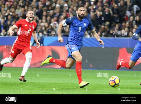 Paris France 10th Nov 2017 Olivier Giroud In Action During The