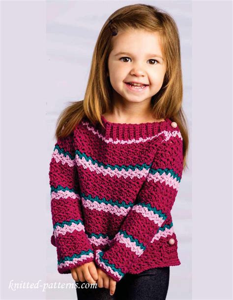 Little Girl Crochet Sweater Pattern Free
