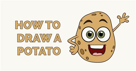 How To Draw A Potato Really Easy Drawing Tutorial
