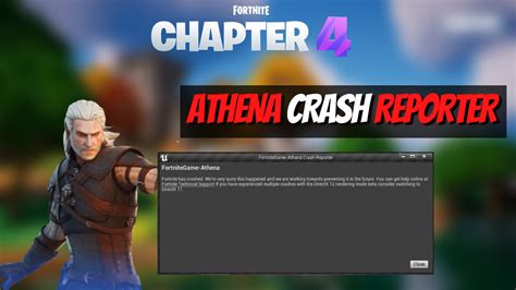 Fix Athena Crash Reporter In Fortnite Chapter 4 Season 1 Mrfixofficial