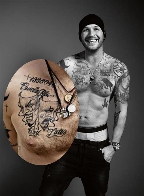 Whats The Hidden Meaning Behind Tom Hardys Tattoos Tom Hardy Tattoos Tom Hardy Tom Hardy