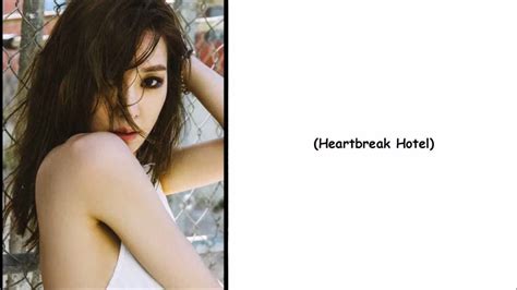 Tiffany Heartbreak Hotel Lyrics [han Rom Eng] Youtube