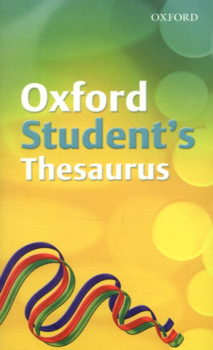 Oxford student's thesaurus by Allen, R. E. (9780199116522) | BrownsBfS