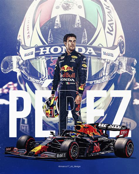 Sergio Perez Red Bull Artwork Wallpaper Behance