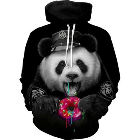 Panda Police Hoodie Po Po Concept 4500 Chill Hoodies Sweatshirts
