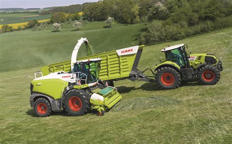 Image Agricultural Machinery Tractor Claas Jaguar 960 3840x2400