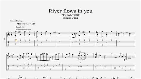 We have over 25682 free tabs to choose from. River Flows in You - Yiruma | Fingerstyle Guitar | Free ...