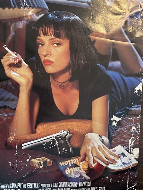 Pulp Fiction 1994 Original Movie Poster Rolled Read Ebay