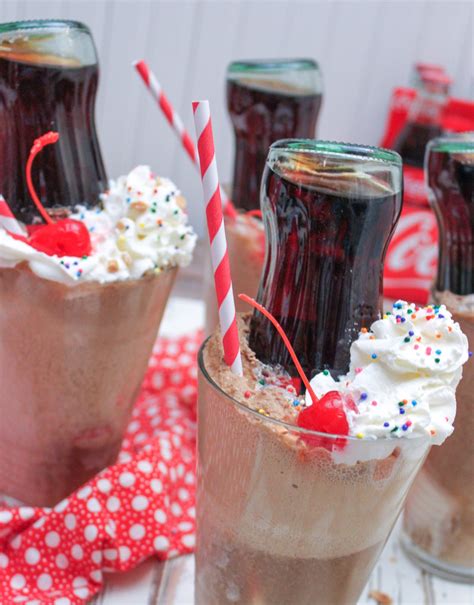 Rum And Coke Floats