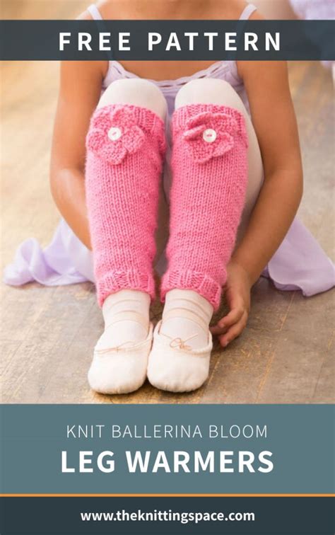 Free Pattern Knit Ballerina Bloom Leg Warmers