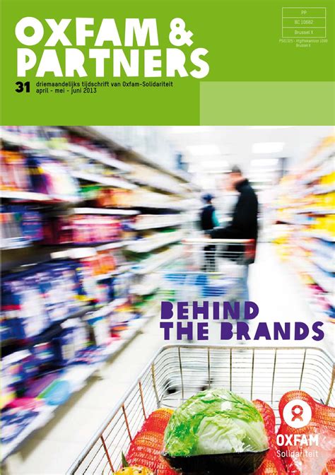 Oxfam And Partners 31 Behind The Brands By Oxfam Belgiëbelgique Issuu