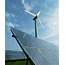 Solar Panels & Wind Turbine Photograph By Martin Bond/science Photo Library