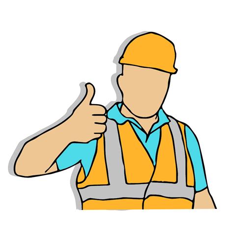 Factory Worker Industry Drawing Free Image Download