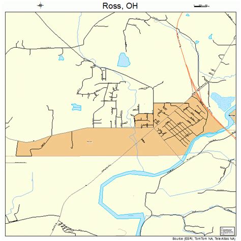 Ross Ohio Street Map 3968602