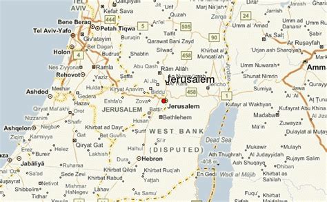 Jerusalem Center Of The World Map Map