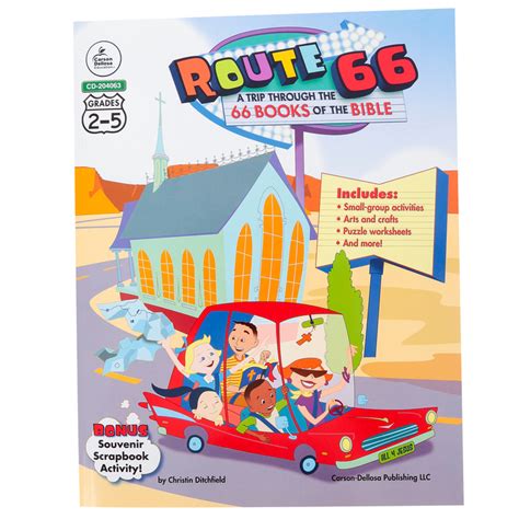 Route 66 A Trip Through The 66 Books Of The Bible Grades 2 5 Mardel