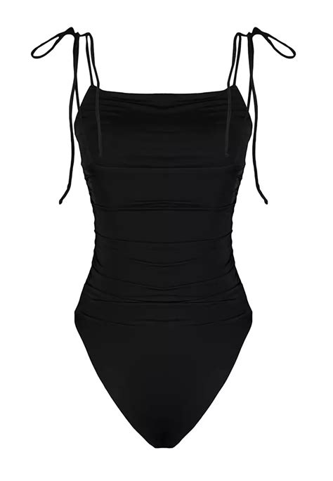 Buy Trendyol Draped Detailed High Leg Swimsuit 2023 Online Zalora