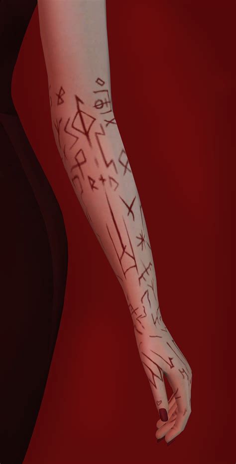 Sims 4 Tattoo Runes The Sims Book