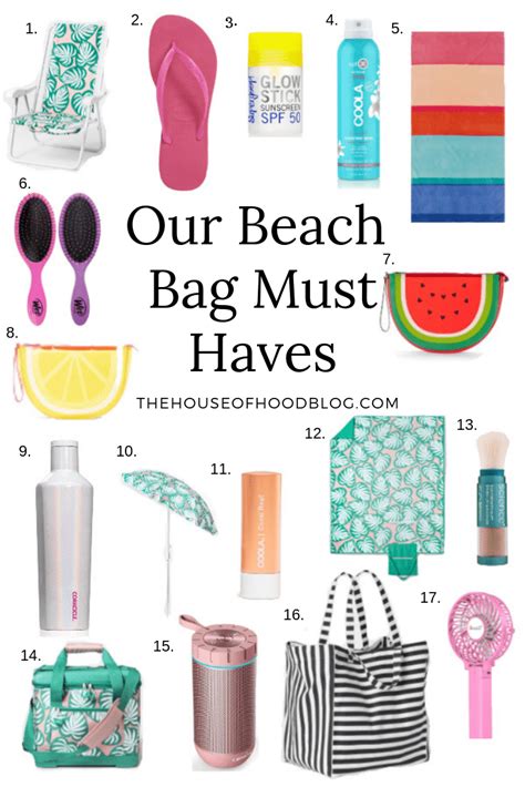 summer beach bag essentials over 50 beach items you will love