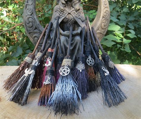 Altar Broom Mini Witches Altar Broom Travelling Protection