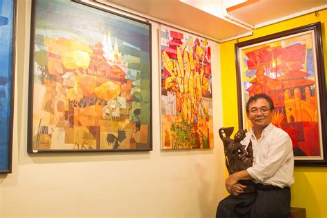 Cubism Chose Me Artist Tin Maung Oo Myanmore