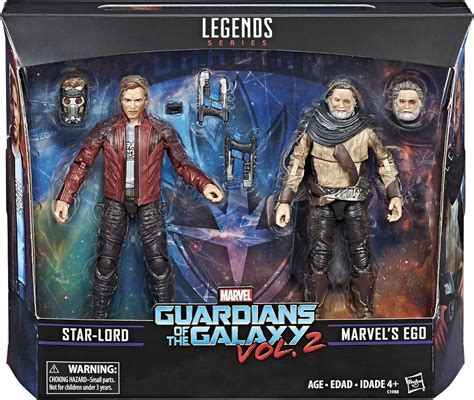 Marvel C1988 Guardiansofthegalaxy Ggm Legends Star Lord Ego 2 Pack