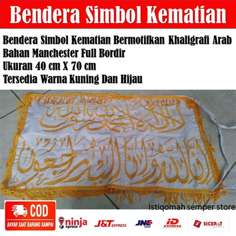 Jual Promo Murah Bendera Simbol Kematian Bendera Kematian Full Bordir