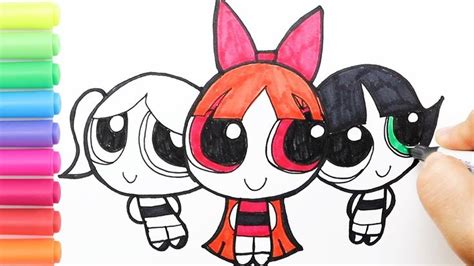 How To Draw The Powerpuff Girlsthe Powerpuff Girls Coloring Pages