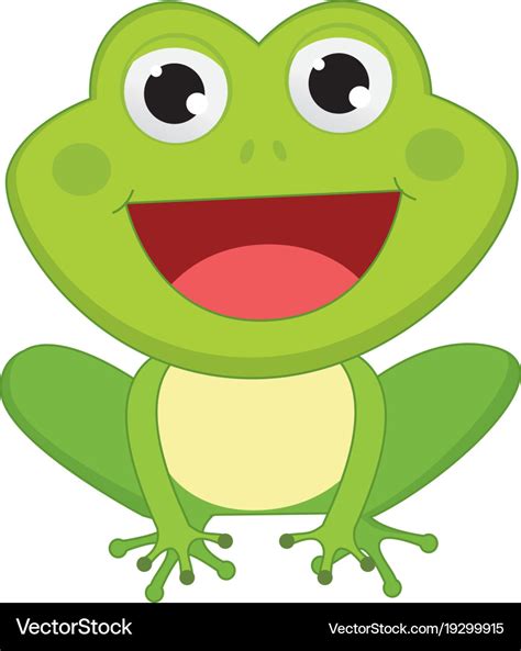 Of Cartoon Frog Royalty Free Vector Image Vectorstock