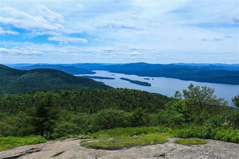 Hiking Buck Mountain With Great Views Of Lake George In The Adirondacks