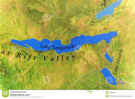 Fishing was fun (fish were tiny and thrown back), boat rides were great, lovely spot and so big it seemed like one was beside a sea. Geographic Map Of Tanzania And Lake Tanganyika Stock Image ...