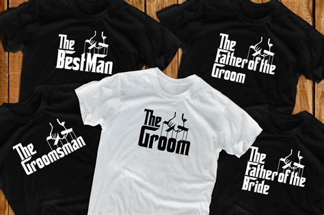 Bachelor Party Shirts Godfather Theme Shirts Groomsmen Shirts