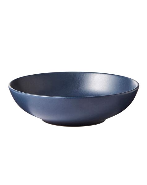 Buxton Stoneware Pasta Bowls Navy Home Essentials