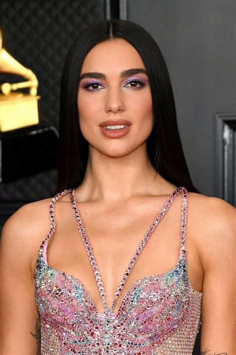 Dua Lipa In A Naked Dress At 63rd Annual Grammy Awards 17 Photos