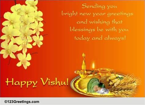 Vishu is the celebration of people of kerala. Vishu Greetings From Faraway... Free Malayalam New Year ...