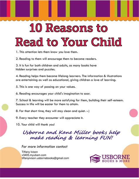 Reading To Your Child Is So Important Usborne Books Usborne Books