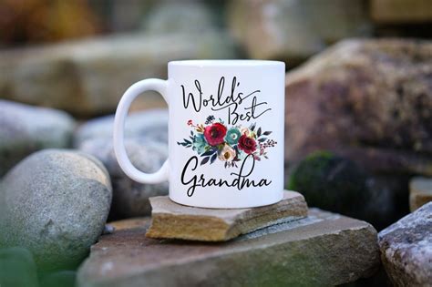Worlds Best Grandma Mug Mug For Grandma Ts For Grandma Etsy