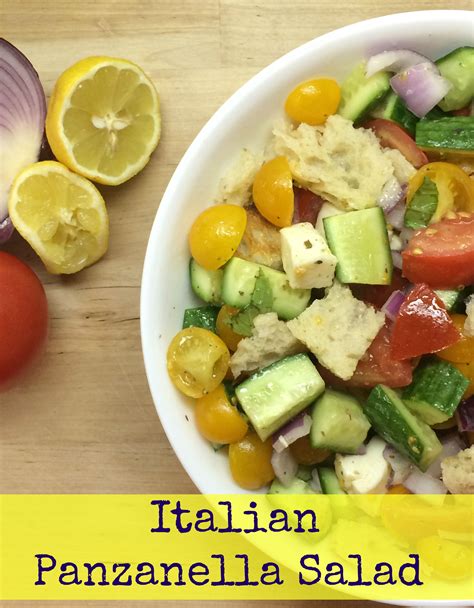 Italian Panzanella Salad — The Weekday Gourmet