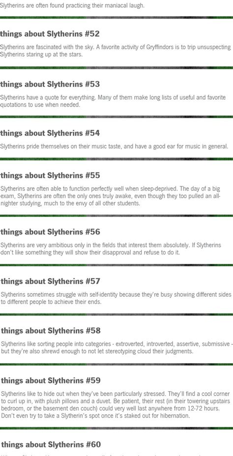 Things About Slytherins Describes Me PERFECTLY Slytherin