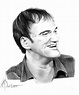 Quentin Tarantino Drawing by Murphy Elliott | Fine Art America