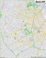 Rock Hill Map | South Carolina, U.S. | Discover Rock Hill with Detailed ...