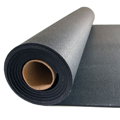Shop Greatmats Rolled Rubber 48 In X 120 In Black Loose Lay Rubber