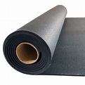 Shop Greatmats Rolled Rubber 48-in x 120-in Black Loose Lay Rubber ...