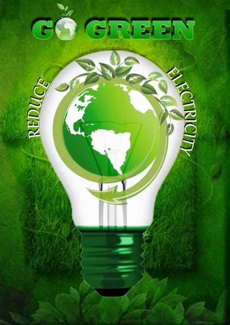 Contoh Poster Adiwiyata Go Green Lingkungan Hidup Hijau Save