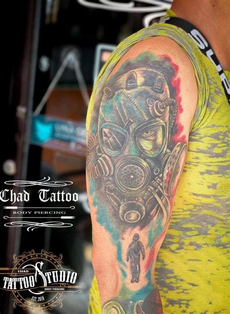 30 Pretty Gas Mask Tattoos You Will Love Style Vp Page 2