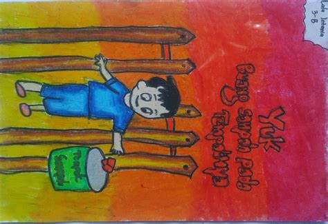 Untuk pupuk kompos yang diolah dan dinetralkan dengan lactobacillus e 12 menjadi bokasi yang bermanfaat untuk menyuburkan dan mengembalikan struktur tanah. Poster Peringatan Hari Sampah - SDN Punten 01