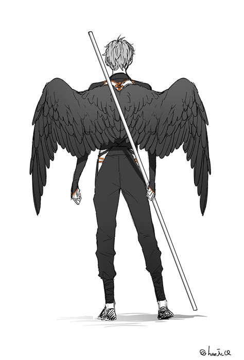 Twitter Wings Drawing Drawings Character Art